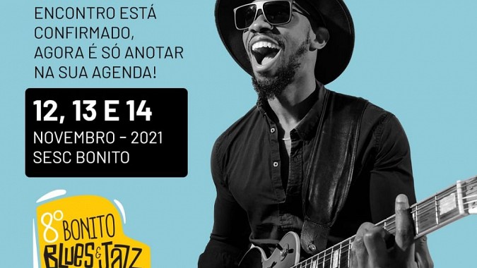 Oitava edição do Bonito Blues & Jazz Festival será realizada em novembro no Sesc Bonito